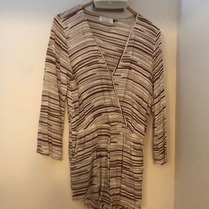 Ava Sky long sleeve romper